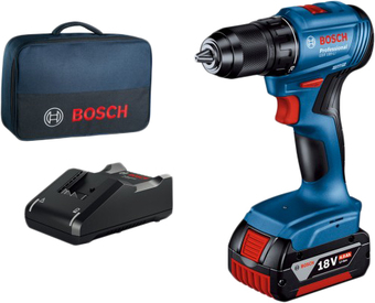 Дрель-шуруповерт Bosch GSR 185-LI Professional 06019K3005 (с 1-им АКБ, сумка) - фото