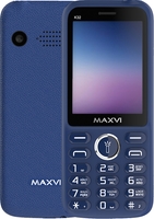 Кнопочный телефон Maxvi K32 (синий) - фото