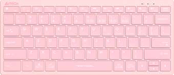 Клавиатура A4Tech Fstyler FBX51C (розовый) - фото