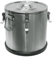 Термос для еды Luxstahl кт986 25л (нержавеющая сталь) - фото