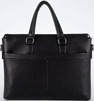 Мужская сумка Poshete 250-8332-3-BLK (черный) - фото