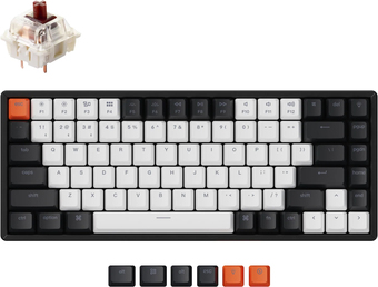 Клавиатура Keychron K2 Wireless V2 RGB K2-С3H-RU (Gateron G Pro Brown) - фото