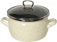 Кастрюля Сантэкс Гранит цветной 1-2440211 (серый гранит) - фото