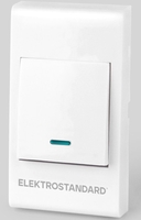 Кнопка для звонка Elektrostandard 26021/00 (белый) - фото