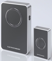 Беспроводной дверной звонок Elektrostandard DBQ27M WL 38M (черный/серебро) - фото