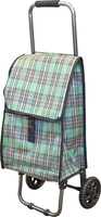 Сумка-тележка Рыжий кот D203 Клетка - фото