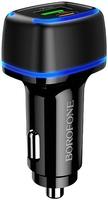 Автомобильное зарядное Borofone BZ14A (черный) - фото