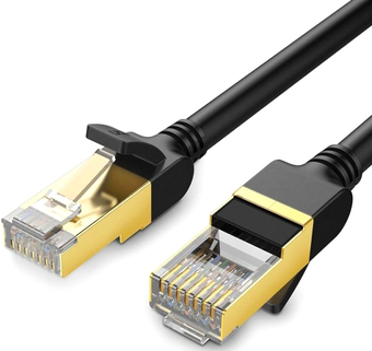 Кабель Ugreen NW107 11277 RJ45 - RJ45 (1.5 м, черный) - фото