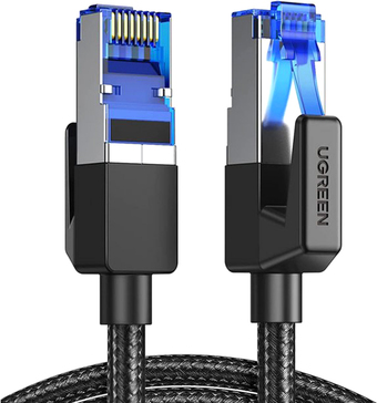 Кабель Ugreen NW153 80430 RJ45 - RJ45 (1.5 м, черный) - фото