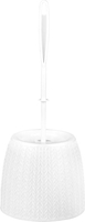 Ершик для унитаза Альтернатива Вязаное плетение М6895 (белый) - фото
