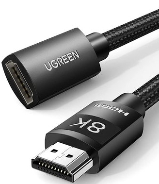 Кабель Ugreen HD151 40447 HDMI - HDMI (1 м, черный) - фото