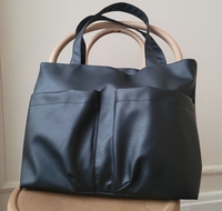 Сумка MT.style Тоут с двумя карманами (черный) - фото