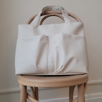 Сумка MT.style Тоут с двумя карманами (белый) - фото