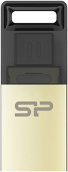 USB Flash Silicon-Power Mobile X10 Gold 16GB (SP016GBUF2X10V1C) - фото