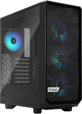 Корпус Fractal Design Meshify 2 Compact RGB Black TG Light Tint FD-C-MES2C-06 - фото