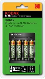 Kodak USB Overnight charger + AA 2700mAh - фото