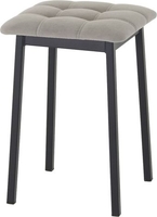 Табурет AMC Comfort 7К1.18 (кожзам, латте/черный) - фото