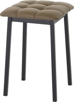 Табурет AMC Comfort 7К1.4 (кожзам, какао/черный) - фото