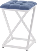 Табурет AMC Comfort 8.6.12 (ткань, синий/белый) - фото