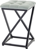 Табурет AMC Comfort 8К1.10 (кожзам, мятный/черный) - фото