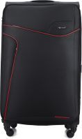 Чемодан-спиннер Solier STL1651 72 см (L, черный/красный) - фото