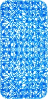 Коврик для ванной Вилина Паутинка 6916 (35x72, синий) - фото