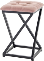 Табурет AMC Comfort 8.1.7 (ткань розовый/черный) - фото