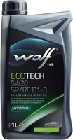 Моторное масло Wolf EcoTech 5W-20 SP/RC D1-3 1л - фото