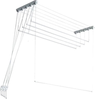 Сушилка для белья Comfort Alumin Euro Premium потолочная 5 прутьев 250 см - фото