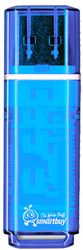 USB Flash Smart Buy Glossy Blue 4GB (SB4GBGS-B) - фото