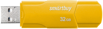 USB Flash SmartBuy Clue 32GB (желтый) - фото