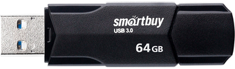 USB Flash SmartBuy Clue 64GB (черный) - фото