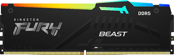 Оперативная память Kingston FURY Beast RGB 16ГБ DDR5 5200 МГц KF552C36BBEA-16 - фото