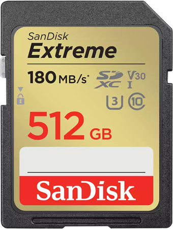 Карта памяти SanDisk Extreme SDXC SDSDXVV-512G-GNCIN 512GB - фото