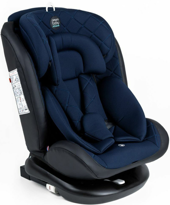 Детское автокресло Amarobaby Brilliant Isofix AMARO-2003-BrSi (синий) - фото