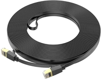 Кабель Hoco US07 RJ45 - RJ45 (20 м, черный) - фото