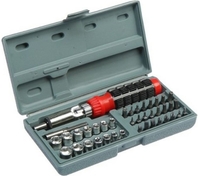 Набор отвертка с битами и головками Tundra 881844 (40 предметов) - фото