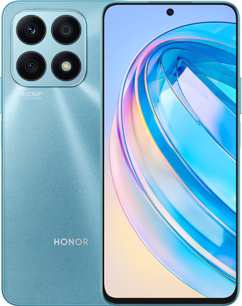 Смартфон HONOR X8a 6GB/128GB (синий океан) - фото