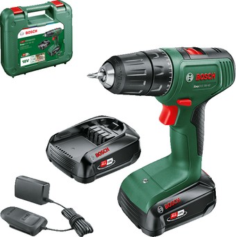 Дрель-шуруповерт Bosch EasyDrill 18V-40 06039D8002 (с 2-мя АКБ 1.5 Ah, кейс) - фото