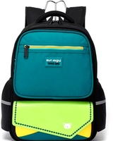 Школьный рюкзак Sun Eight SE-22001 (зеленый/черный) - фото