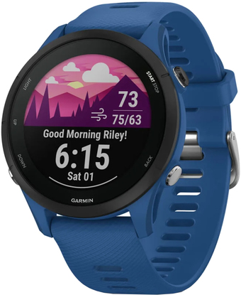 Умные часы Garmin Forerunner 255 46 мм (темно-синий/черный) - фото