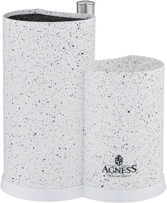 Подставка для ножей Agness 911-750 (с держателем для полотенец) - фото