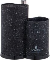 Подставка для ножей Agness 911-752 (с держателем для полотенец) - фото