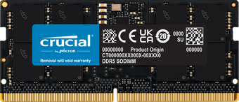 Оперативная память Crucial 16ГБ DDR5 SODIMM 4800 МГц CT16G48C40S5 - фото