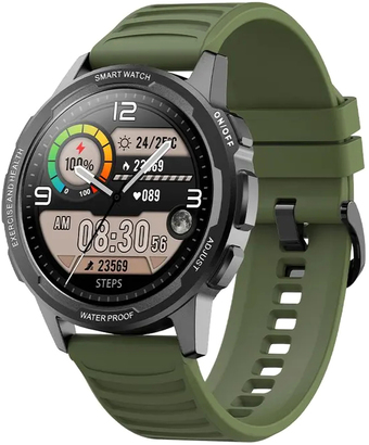 Умные часы BQ-Mobile Watch 1.3 (зеленый) - фото