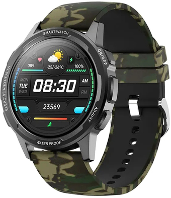 Умные часы BQ-Mobile Watch 1.3 (камуфляж) - фото