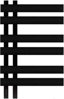 Полотенцесушитель Granula Гамма Квадро 50x80 (терморегулятор, черный матовый) - фото