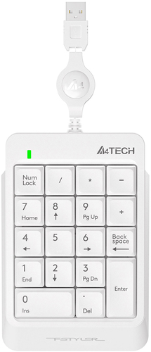 Цифровой блок A4Tech Fstyler FK13 (белый) - фото