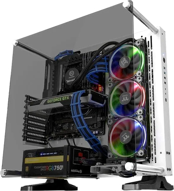 Корпус Thermaltake Core P3 Tempered Glass Snow Edition CA-1G4-00M6WN-05 - фото