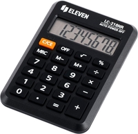 Калькулятор Eleven LC-210NR (черный) - фото